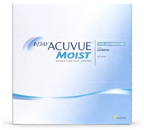 Acuvue Oasys 1-Day Moist for Astigmatism 90 Pack - $100/box – Optical ...