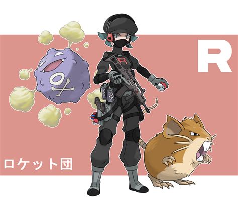 Pokemon Rearmed Team Rocket Grunt by TheGraffitiSoul on DeviantArt