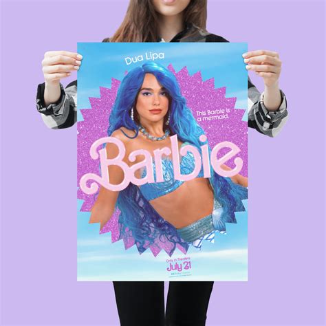 Barbie (Dua Lipa, Mermaid Barbie) Movie Poster - Lost Posters