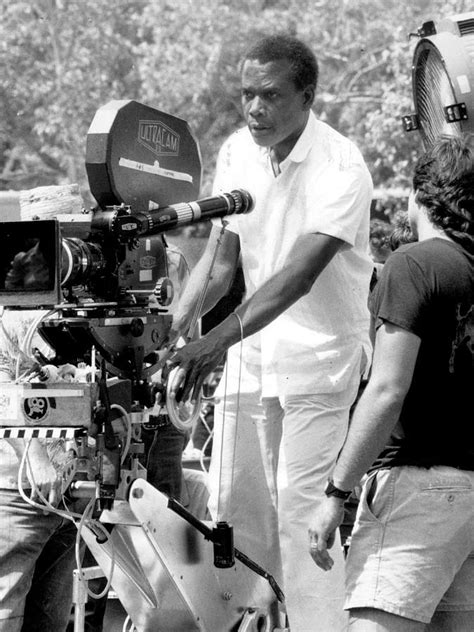 Sidney Poitier Directing Movie by New York Daily News Archive