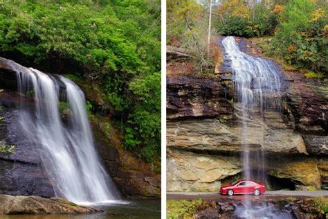 Waterfalls near Highlands and Cashiers, NC