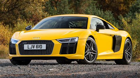 Download Car Coupé Yellow Car Audi R8 V10 Plus Vehicle Audi R8 HD Wallpaper