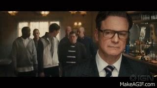 Kingsman: The Secret Service Clip - "Pub Fight" on Make a GIF