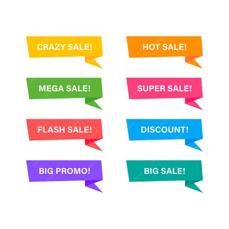 Premium Vector | Discount banners in origami style. Vector flat ...