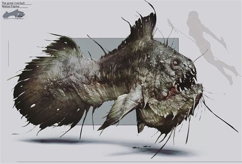 ArtStation - Big fat monster fish