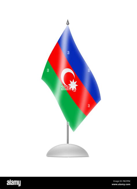 The Azerbaijani flag Stock Photo - Alamy