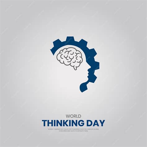 Premium Vector | World Thinking Day Thinking Day creative design