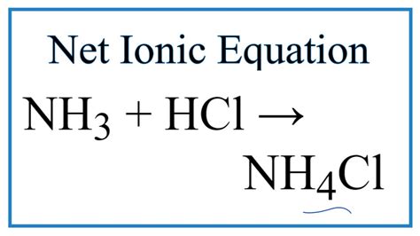 Unbelievable Ammonia + Hcl Equation Electric Potential Formula Class 12