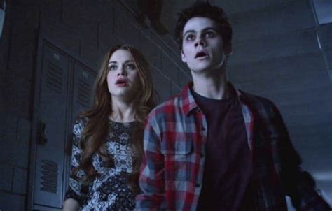 Stiles and Lydia Watch with Shock - TV Fanatic