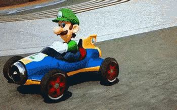 Luigi Death Stare GIF – Mario Kart Luigi Stare – GIFs entdecken und teilen