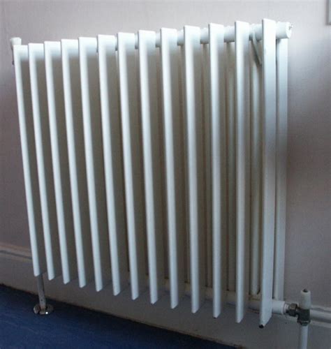 pair of stylish steel radiators - Edward Haes