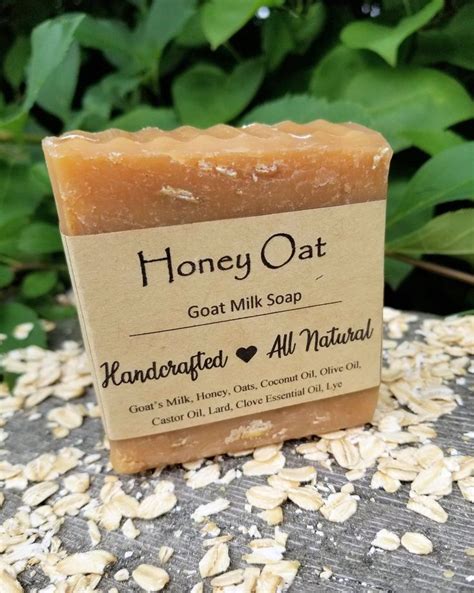 Honey Oat Goat Milk Soap All Natural | Etsy in 2021 | Goat milk soap, Milk soap, Homemade soap ...