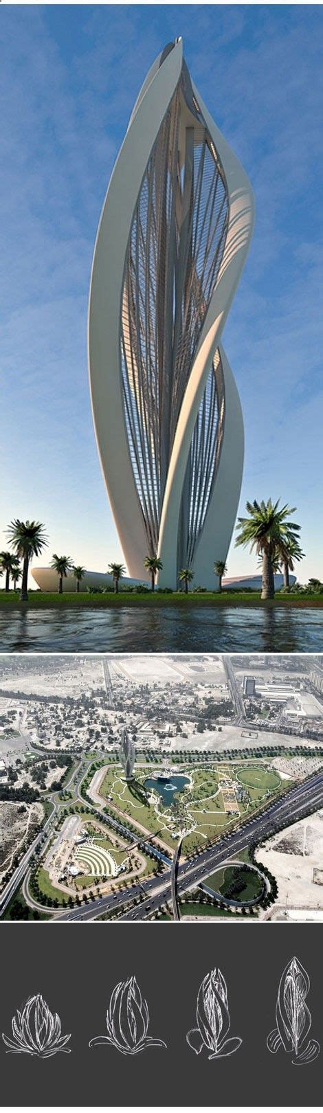 blossoming dubai - krunkatecture | Futuristic architecture, Unique architecture, Amazing ...