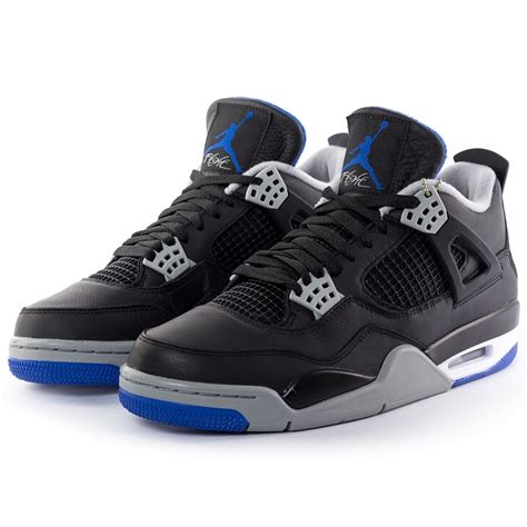 Jordan 4 Retro Motorsport Away black / game royal - matte silver (308497-006) TM | SNEAKERS ...