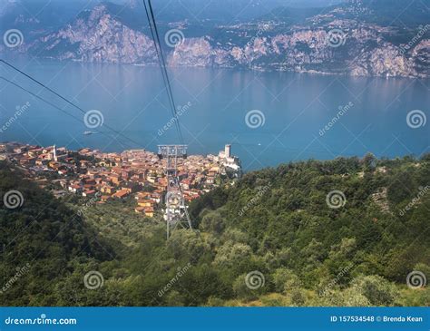 Cable Car from Malcesine Up To the Summit of Monte Baldo in Italy ...