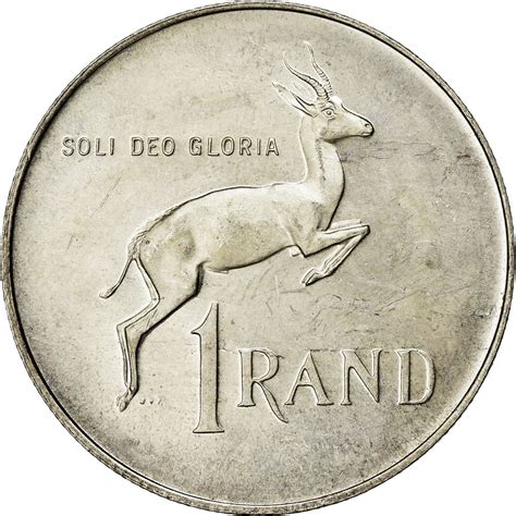 One Rand 1987 (Silver), Coin from South Africa - Online Coin Club