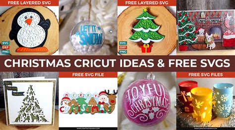 The Best Christmas Cricut Ideas | Free Christmas SVGs - Craft with Sarah