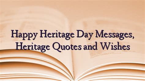 Happy Heritage Day Messages, Heritage Quotes and Wishes - TechNewzTOP