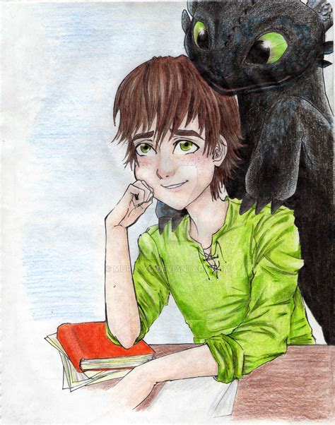 Hiccup y Toothless by MurkyX0 on DeviantArt