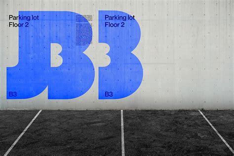 Parking lot signage on Behance