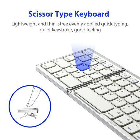 Jelly Comb Foldable Rechargeable Bluetooth Keyboard - Shop The Veganary