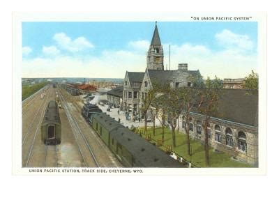 'Train Station, Cheyenne, Wyoming' Prints | AllPosters.com