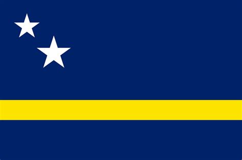 Flag of Curacao image and meaning Curacao flag - Country flags