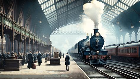 Wallpaper : ai art, illustration, city, train station 4579x2616 - alx - 2225740 - HD Wallpapers ...