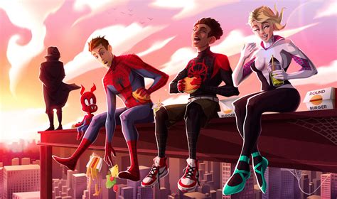 Spider-Verse Heroes HD Wallpaper