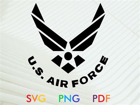 Us Air Force Svg, Us Air Force Png, Us Air Force Pdf, Air Force Pdf Svg ...