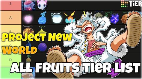 Project New World Fruit Tier List All Fruits In The Tier List Paper | Hot Sex Picture