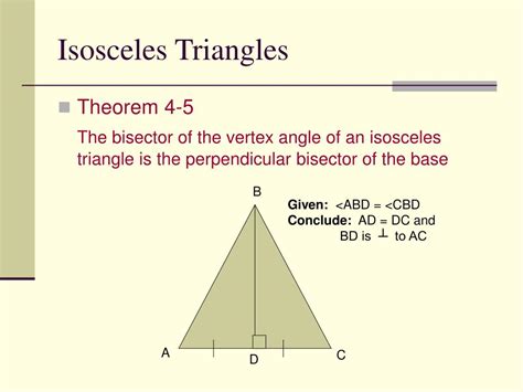 PPT - 4.5 Isosceles and Equilateral Triangles PowerPoint Presentation, free download - ID:307343