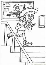 Printable Coloring Page Andy With Woody Sheriff Cartoons Toy Story  sketch template