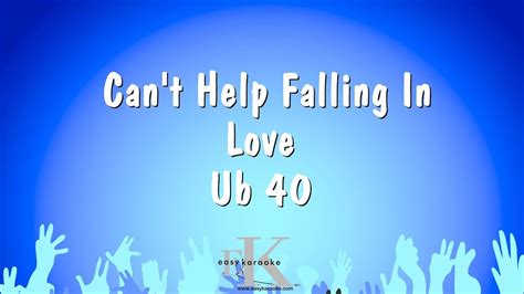 Can't Help Falling In Love - Ub 40 (Karaoke Version) - YouTube