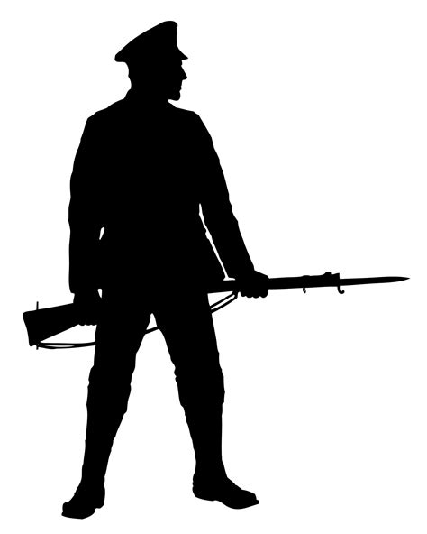 Soldier With Rifle Clipart Free Stock Photo - Public Domain Pictures