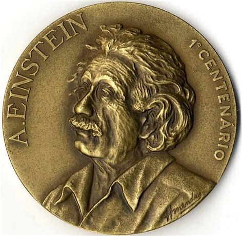 Sold at Auction: Albert Einstein - Bronze Medal