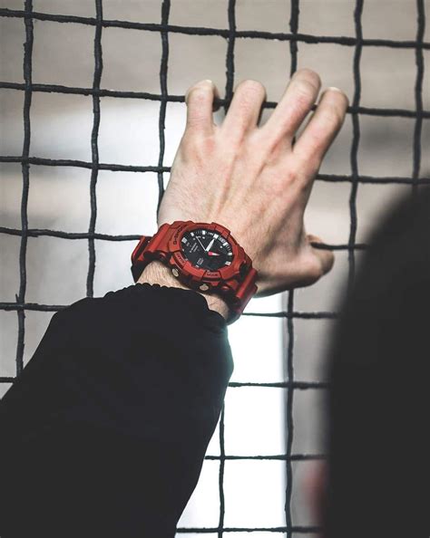 Casio G-Shock Anadigi Red x Black x Grey Accents Last Dance Watch GA800-4ADR – Prestige