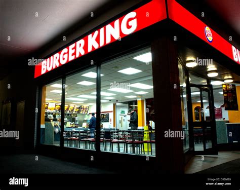 Burger King Building At Night