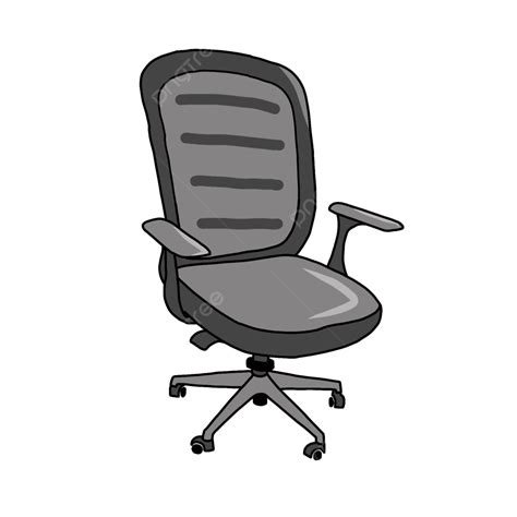 Office Chair With Black Color Use By Workers, Office Chairs, Office ...