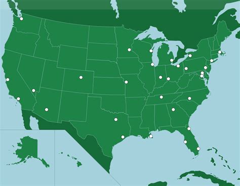 The U.S.: National Football League (NFL) Teams - Map Quiz Game - Seterra