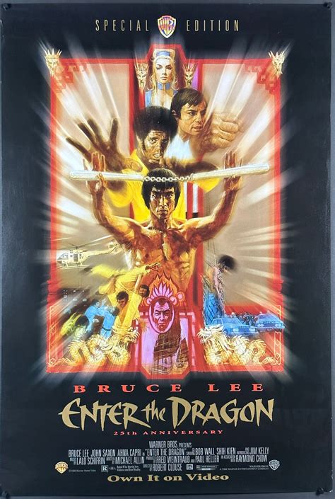 Enter The Dragon Vintage US One Sheet "Special Edition" Video Release ...