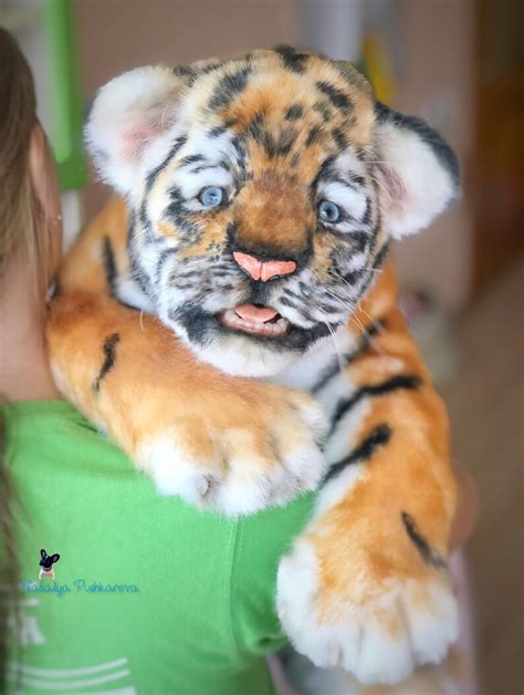 Realistic toy tiger cub 197 in 50 cm MADE TO ORDER | Etsy