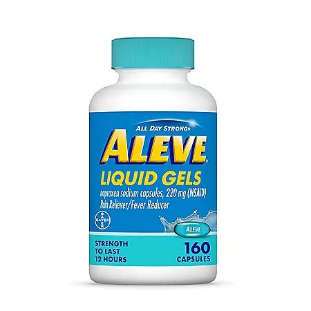 Aleve Liquid Gels (160 ct.) - Sam's Club