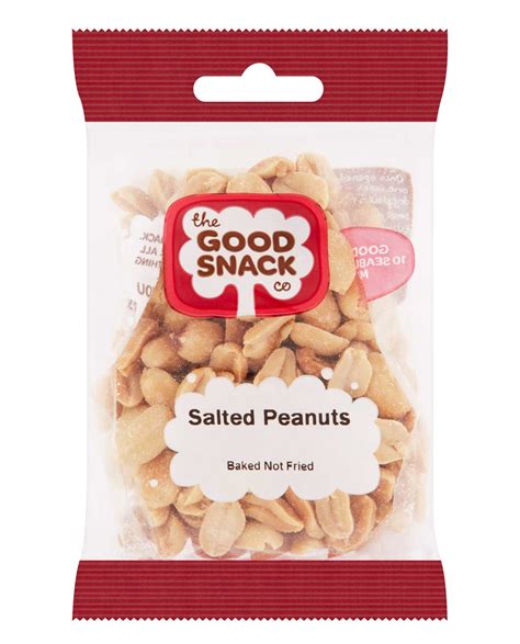 Salted Peanuts - Healthy Snacks - The Good Snack Company