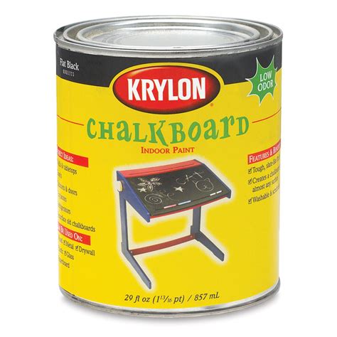 Krylon Chalkboard Paint - Brush On, Black, 32 oz can | Michaels