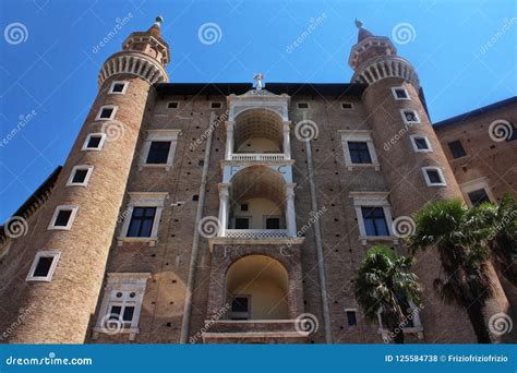 Urbino, Italy, Ducal Palace Stock Photo - Image of heritage, building: 125584738