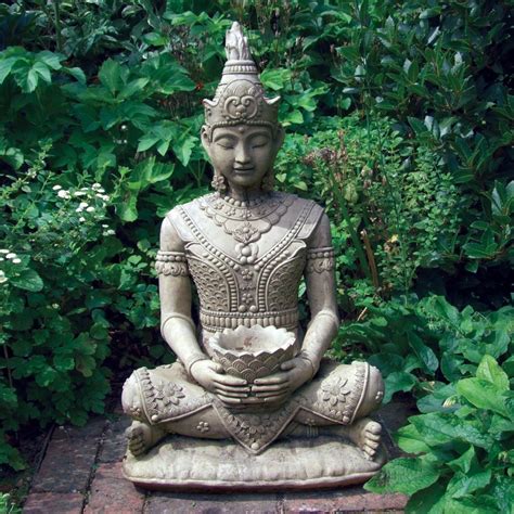 Buy Statues & Sculptures Online Peaceful Buddha Stone Garden Statue ...