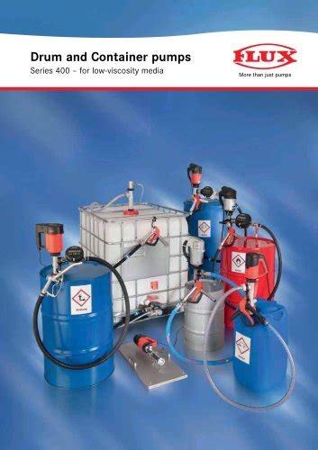 FLUX Container pump F 430 PP - FLUX-GERÄTE GMBH - PDF Catalogs | Technical Documentation | Brochure