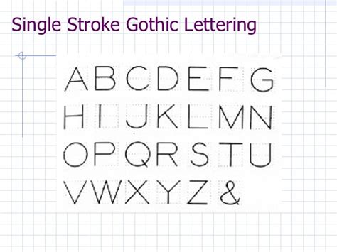 Engineering drawing (engineering lettering) lesson 3