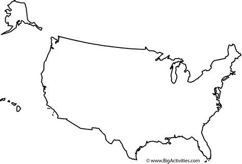 PNG Usa Outline Transparent Usa Outline.PNG Images. | PlusPNG